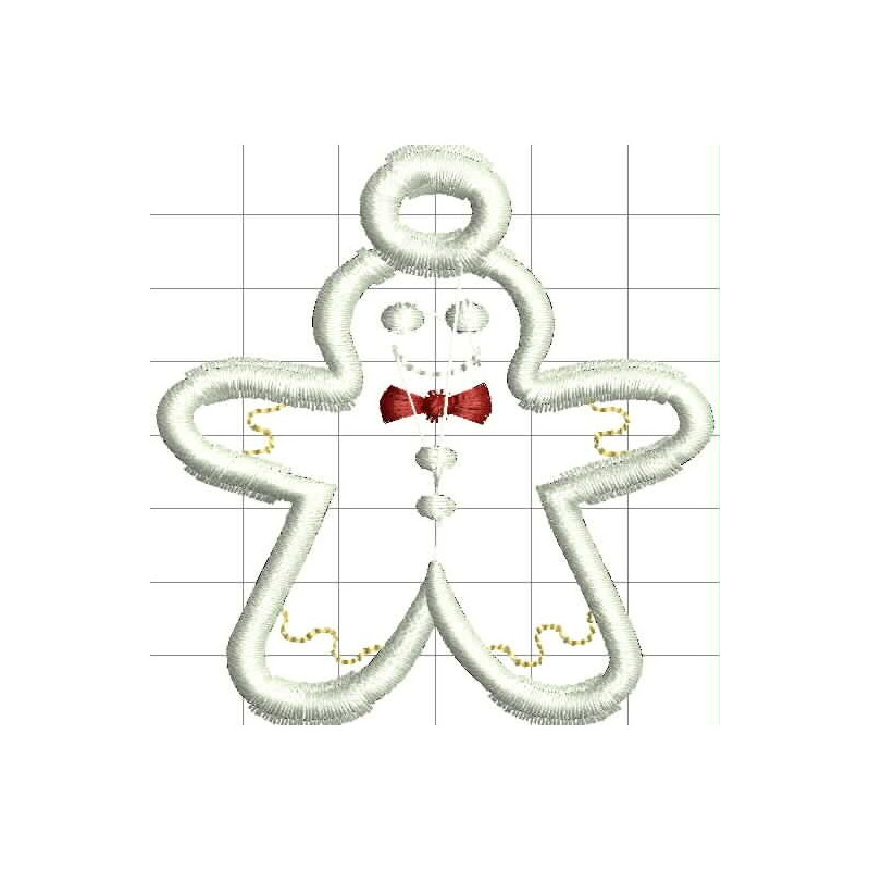 Ponchado Navidad Galleta calidad listo para bordar en Printernet
