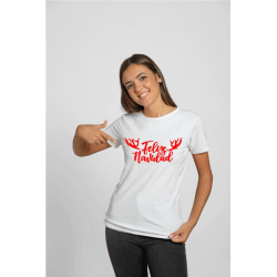 Playera Diseño Feliz Navidad Diseño Unico Printernet