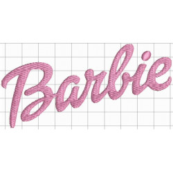 Ponchado Logo Barbie para bordar en Printernet