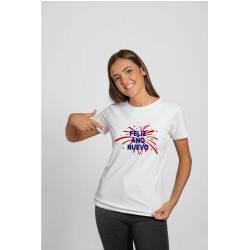 Playera Diseño Año Nuevo Happy new year Diseño Unico Printernet