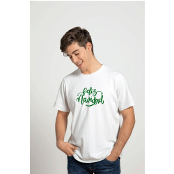 Playera Diseño Feliz Navidad Frase Diseño Unico Printernet