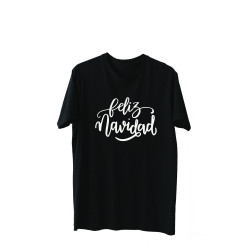 Playera Diseño Feliz Navidad Frase Diseño Unico Printernet