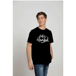 Playera Diseño Feliz Navidad Frase Diseño Unico Printernet