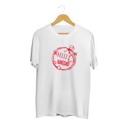 Playera Diseño Feliz Navidad con árbol Diseño rojo Printernet