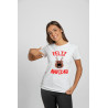 Playera Diseño Feliz Navidad con Reno Diseño unico Printernet
