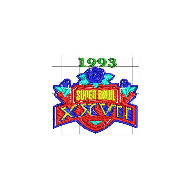 Ponchado Dallas Cowboys 1993 para bordar en Printernet