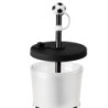 VASO SOCCER BLANCO Y NEGRO - vista 3