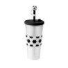 VASO SOCCER BLANCO Y NEGRO - vista 7