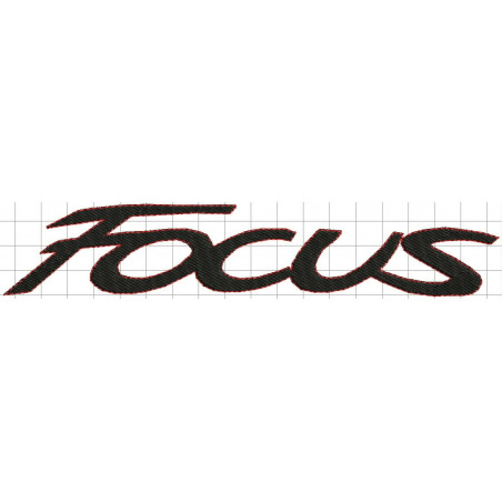 Ponchado logo Focus para bordar en Printernet