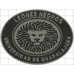 Ponchado logo Leones Negros UDG para bordar en Printernet