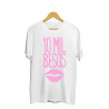 Printernet Playera De Manga Corta con Diseño de Amor y amistad 10 mil besos, Ideal para Regalo