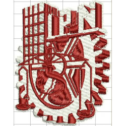 Ponchado logo IPN Instituto Politecnico Nacional para bordar en Printernet