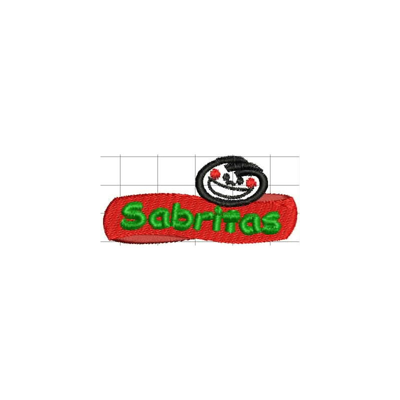 Ponchado logo Sabritas para bordar en Printernet