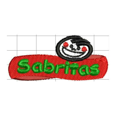 Ponchado logo Sabritas para bordar en Printernet