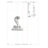 Ponchado logo Shelby para bordar en Printernet