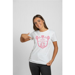 Printernet Playera De Manga Corta con Diseño de Amor y amistad Olvido todo menos a ti, Ideal para Regalo