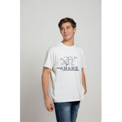 Printernet Playera De Manga Corta con Diseño de Amor y amistad Olvido todo menos a ti, amame para siempre