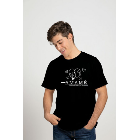 Printernet Playera De Manga Corta con Diseño de Amor y amistad Olvido todo menos a ti, amame para siempre