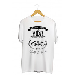 Printernet Playera De Manga Corta con Diseño de Amor y amistad Las mejores cosas de la vida están destinadas a ser compartidas