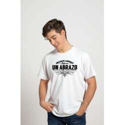 Printernet Playera De Manga Corta con Diseño de Amor y amistad, Manos Arriba esto es un Abrazo