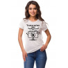 Printernet Playera De Manga Corta con Diseño de Amor y amistad Tu sonrisa me hace click