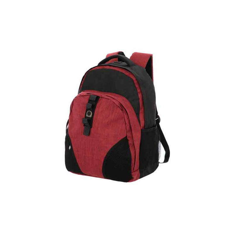 MOCHILA VICTORY ROJO JASPEADO - vista 1