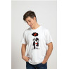 Printernet Playera De Manga Corta con Diseño de Amor y amistad, De la mano corazon