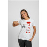 Printernet Playera De Manga Corta con Diseño de Amor y amistad, Bicicleta de Amor