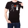 Printernet Playera De Manga Corta con Diseño de Amor y amistad, Te regalo mi Corazon