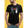 Printernet Playera De Manga Corta con Diseño de Amor y amistad, Te regalo mi Corazon