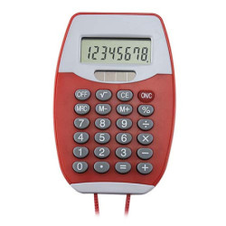 CALCULADORA COLGABLE ENCORE ROJO | Printernet