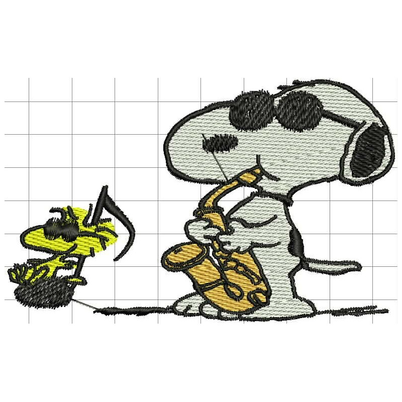 Ponchado Snoopy para bordar en Printernet