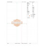 Ponchado logo Harley Davidson Auto para bordar en Printernet