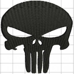 Ponchado Punisher El Castigador para bordar en Printernet