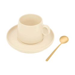 SET DE TAZA ZAPHIR HUESO | Printernet