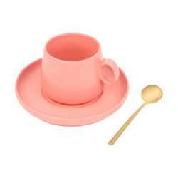 SET DE TAZA ZAPHIR HUESO | Printernet