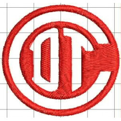 Ponchado Deportivo Toluca Futbol  para bordar en Printernet