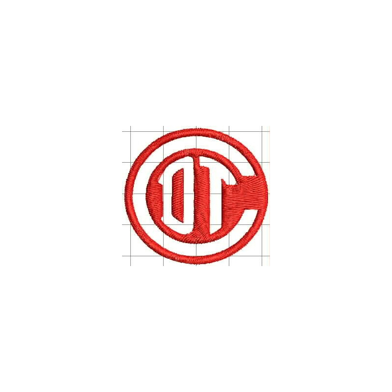 Ponchado Deportivo Toluca Futbol  para bordar en Printernet