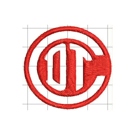 Ponchado Deportivo Toluca Futbol  para bordar en Printernet