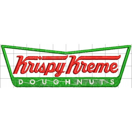 Ponchado Krispy Creams Donas  para bordar en Printernet