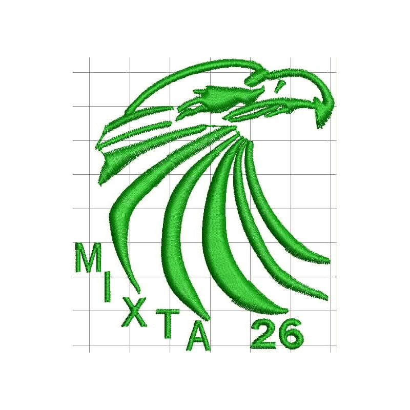 Ponchado Escuela Secundaria Mixta 26 para bordar en Printernet