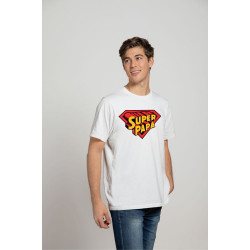 Playera Printernet Alta Calidad Original Feliz Día Del Padre Diseño Súper Papá