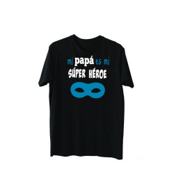 Playera Printernet alta calidad Feliz Día Del Padre Diseño Mi Papá Es Mi Súper Héroe