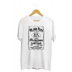 Printernet Playera De Manga Corta El Mejor Papa el Numero 1