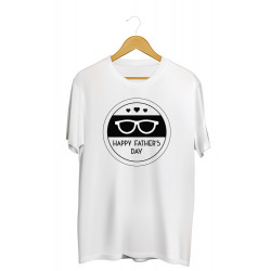 Printernet Playera De Manga Corta Happy Fathers Day Feliz Día del Padre