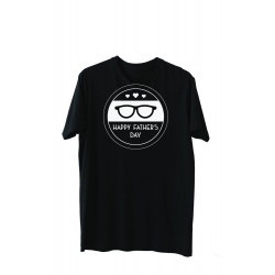 Printernet Playera De Manga Corta Happy Fathers Day Feliz Día del Padre