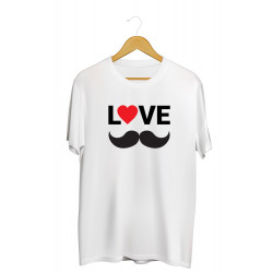 Printernet Playera De Manga Corta Feliz día del Padre Love Dad