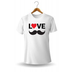 Printernet Playera De Manga Corta Feliz día del Padre Love Dad