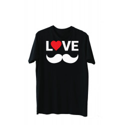 Printernet Playera De Manga Corta Feliz día del Padre Love Dad