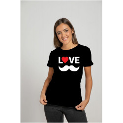 Printernet Playera De Manga Corta Feliz día del Padre Love Dad